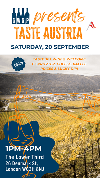 TASTE AUSTRIA – TICKETS – Saturday 20 SEP - Good Wine Good People