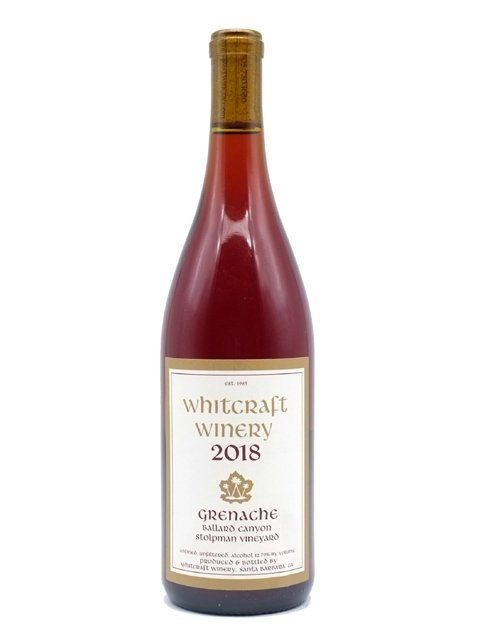 Whitcraft, Stolpman Vineyard Grenache - 2018 - Good Wine Good People